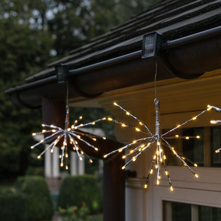 Hanging starburst deals solar lights